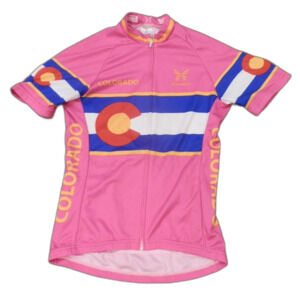 Shaver Sport Colorado Pink Micropelle Jersey Shirt Women's Size XS